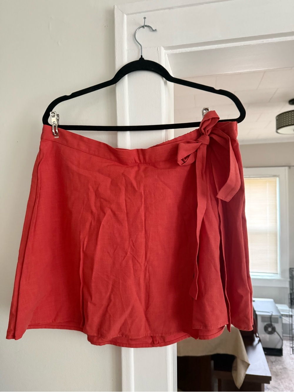 a new day Coral Elastic-Waist Top